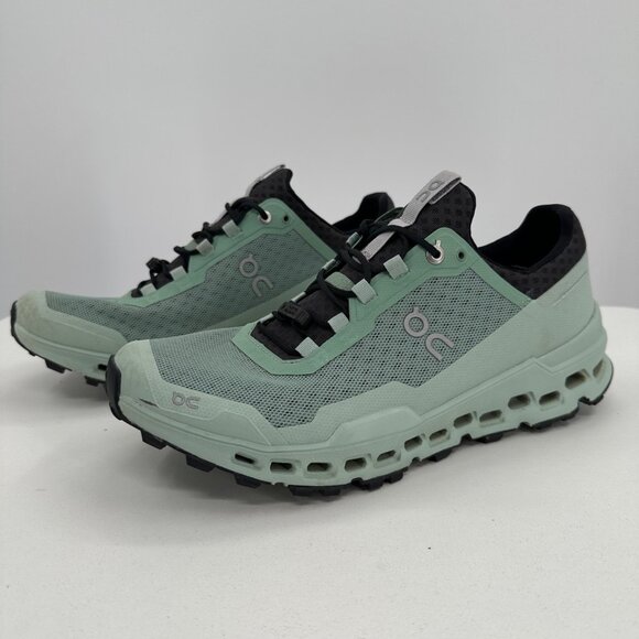 On Running Cloudultra Trail Running Shoes in Moss/Eclipse size 10 Women's Cloud - Picture 1 of 11